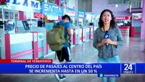 Terminal de Yerbateros: precio de pasajes se incrementa en 50% por Semana Santa