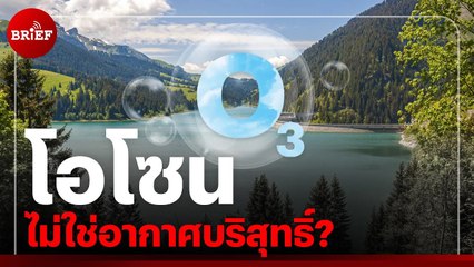 โอโซน ไม่ใช่อากาศบริสุทธิ์ ? | #beartaiBRIEF