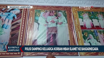 Polisi Dampingi Keluarga Korban Mbah Slamet ke Banjarnegara