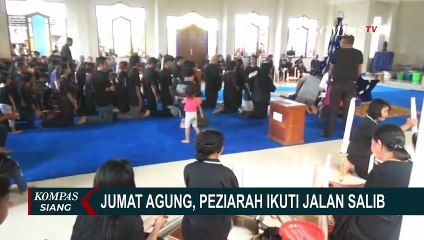 Rangkaian Ibadat Jumat Agung di Larantuka, Peziarah Ikuti Jalan Salib