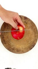 Apple Fruit Carving Very Fast and Beautiful _garnish _amazing _satisfying _art _cutting _