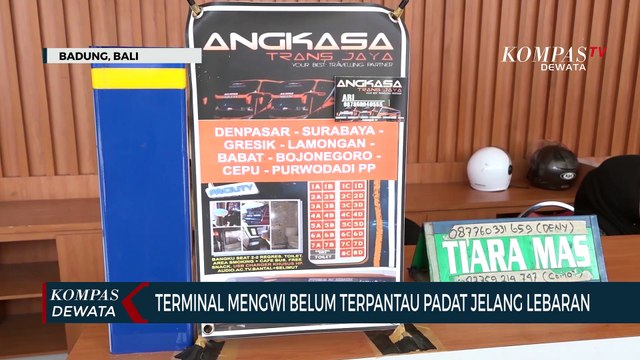 Mobilitas Terminal Mengwi Jelang Lebaran Masih Landai