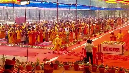 Aarti of Gayatri Mahayagya attracted