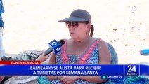 Inician trabajos de recuperación de playas afectadas por huaicos en Punta Hermosa