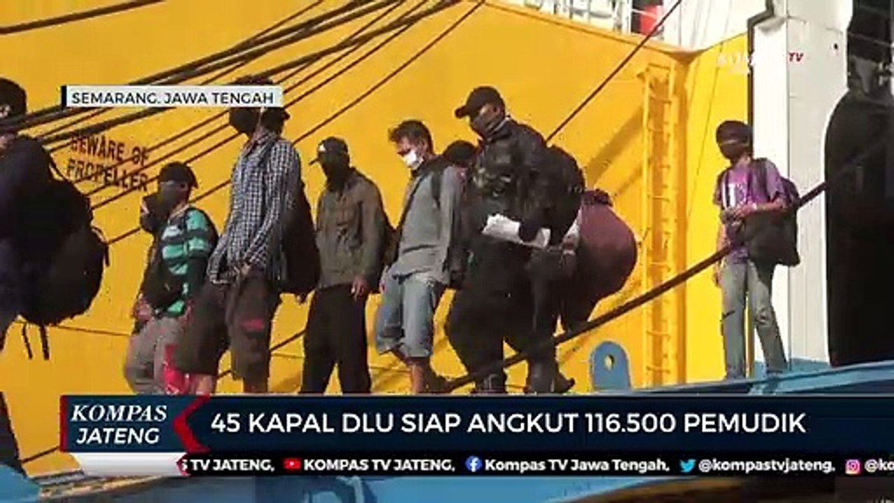 45 Kapal DLU Siap Angkut 116.500 Pemudik