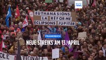 Streik am 13.April: Frankreichs Rentenreform erhitzt weiter die Gemüter
