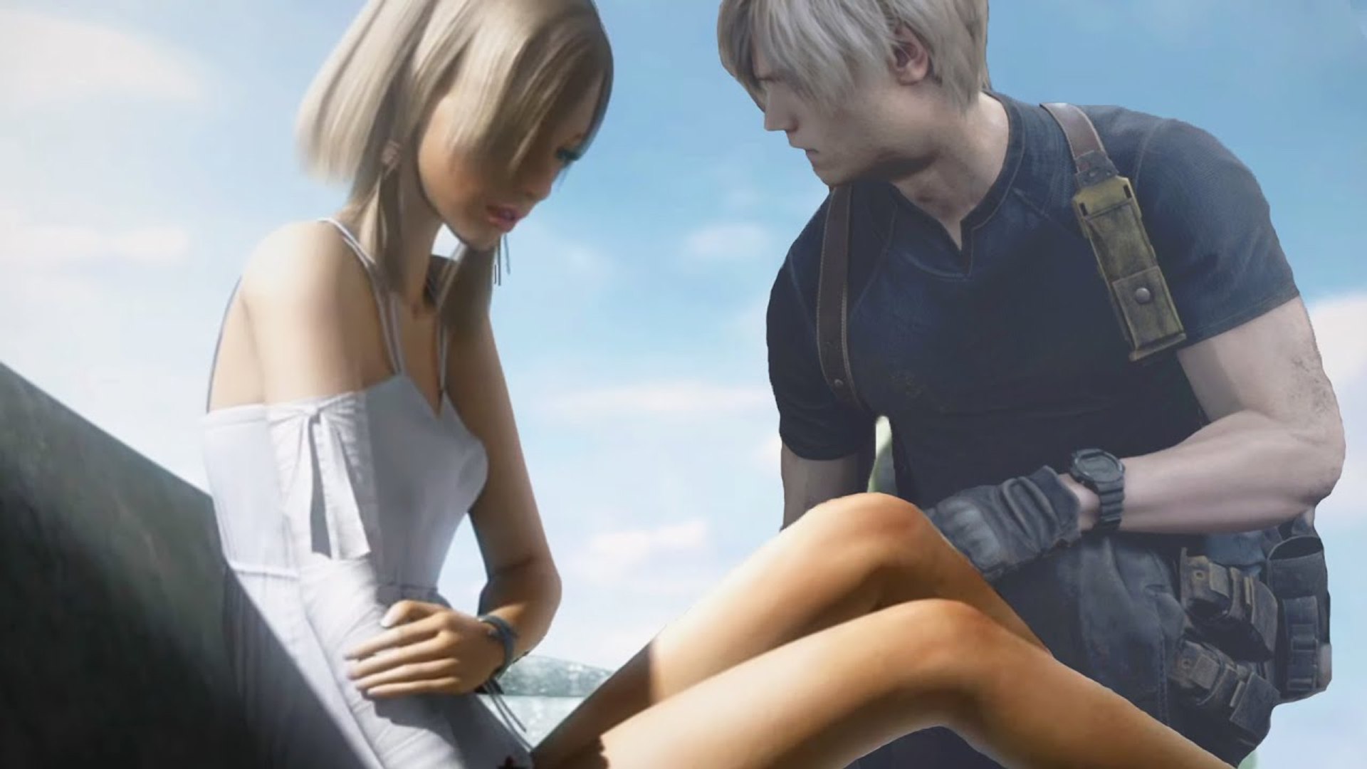 Leon And Krauser Remember Manuela And Operation Javier Scene Resident