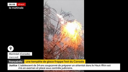 Tải video: Une tempête de verglas fige Montréal sous la glace et provoque d’importants dégâts matériels - Au moins deux morts - VIDEO