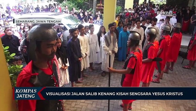 Visualisasi Jalan Salib Kenang Kisah Sengsara Yesus Kristus