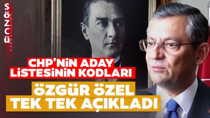 CHP'den Aday Listesinde '4 Parti' Hamlesi! Özgür Özel'den Çarpıcı Açıklama