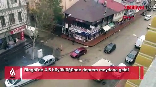 Bingöl'de 4.5 şiddetinde deprem