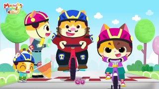 Bike Race with Daddy - Safety Tips for Kids - Nursery Rhymes & Kids Songs