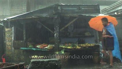 Cute Meghalayan cottage shelters residents from incessant Cherrapunjee rain