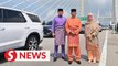 King, Queen take rare chance to stop on Second Penang Bridge