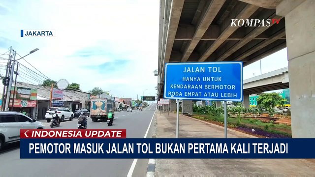 Tak Perhatikan Rambu, WNA Pengendara Motor Masuk Tol Becakayu