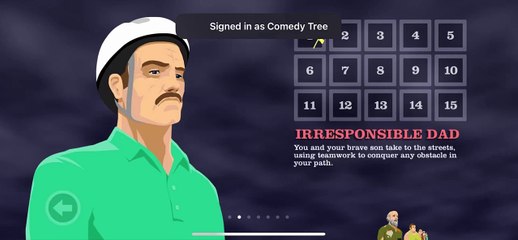 Happy Wheels IOS: Irresponsible Dad Level 2