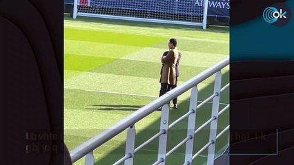 El frío saludo entre Mbappé y Al-Khelaifi tras su última polémica