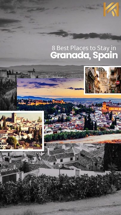 8 Best Places to Stay in Granada, Spain #Shorts