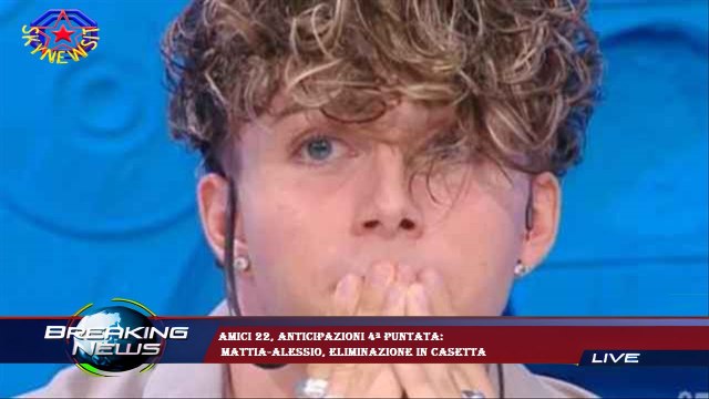 Amici 22, anticipazioni 4ª puntata: Mattia-Alessio, eliminazione in casetta