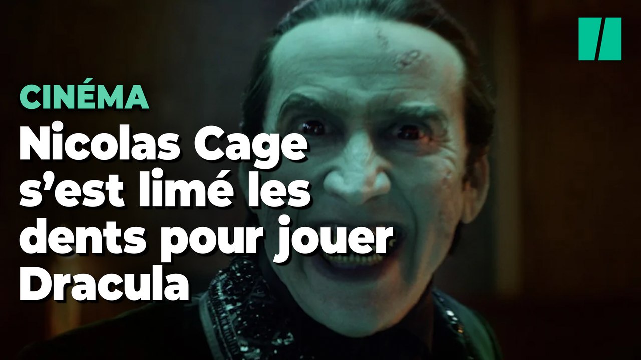 Pour « Renfield », Nicolas Cage qui joue Dracula n’a pas hésité à sacrifier ses dents