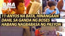 11-anyos na bata, hinangaan dahil sa ganda ng boses habang nagbabasa ng pasyon | GMA News Feed