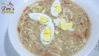 Chicken Soup Recipe | چکن سوپ ریسپی | Simple & Easy Chicken Soup At Home | By Zani’s Kitchen Secrets