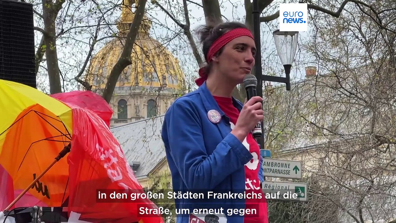 'Die Wut wird nicht verschwinden': Proteste gegen Frankreichs Rentenreform