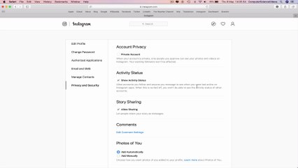 Easily Show or Hide Your Instagram Activity Status on Your Computer 🖥️
