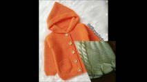 Very attractive handknitting baby frock and sweater design