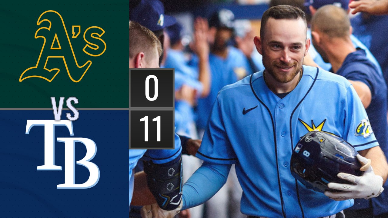 Resumen Atléticos de Oakland vs Rays de Tampa Bay | MLB 09-04-2023