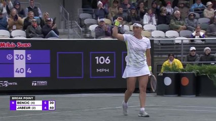 Charleston - Jabeur triomphe devant Bencic