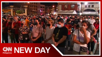 Catholics head out early for Easter Sunday celebration