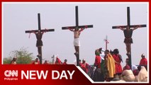 Crucifixion of Christ reenacted in Pampanga town