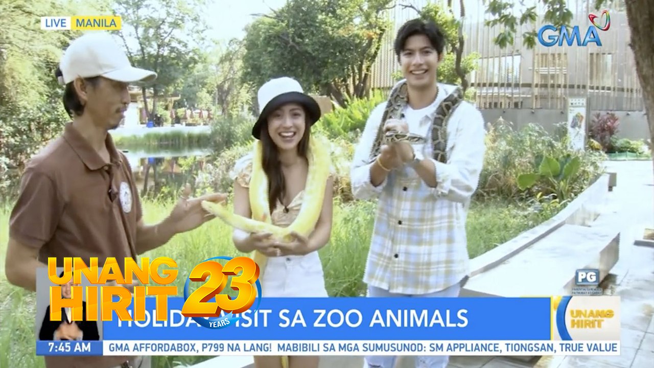Holiday Visit sa Manila Zoo with Anjay Anson at Cheska Fausto! | Unang Hirit