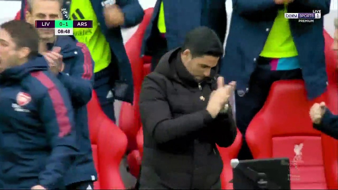 اهداف مباراة ليفربول وارسنال 2 2 الدوري الانجليزي