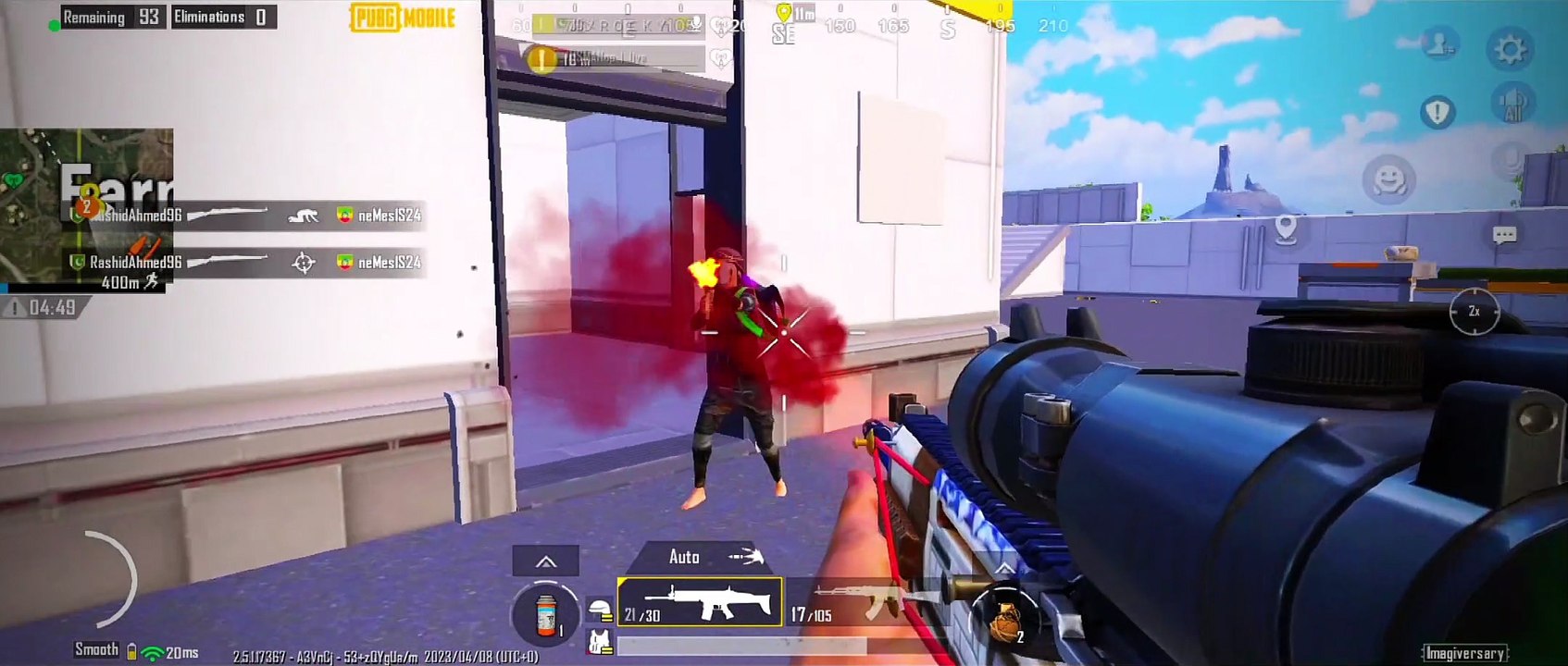 Bro using ghillie suit on rooftop #pubgm #pubgshorts #usmanop #pubgm #gameplay