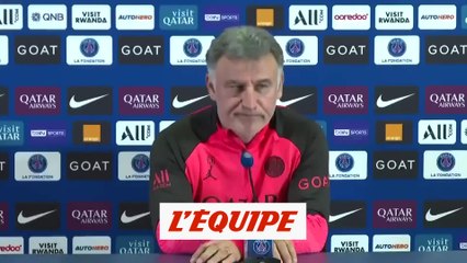 Galtier : « On doit avoir une grande réaction » - Foot - L1 - PSG
