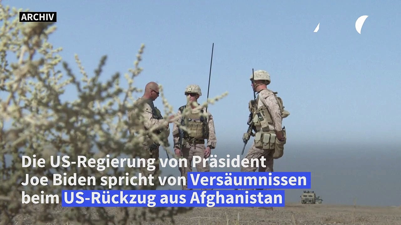 US-Abzug aus Afghanistan: Kritik der Biden-Regierung