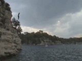 Trip escalade psychobloc, water soloing lac d'esparon 2007