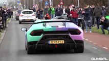 Supercars Arriving- Aventador SV- Novitec 812SF- SF90 Stradale- Cayman GT4 RS- Huracan STO