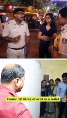 Swati Maliwal Found 50 Liter Acid in Delhi Public Toilet Raid