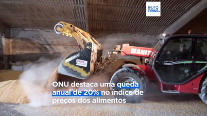 Preços dos alimentos continuam a descer