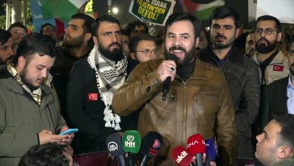 On binlerden Filistin’e destek mesajı