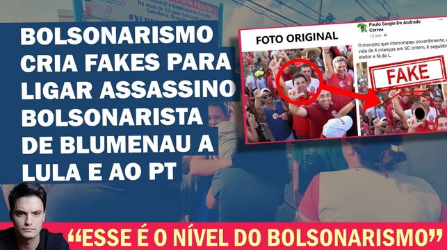 ASSASSINO É FÃ DE BOLSONARO, MAS A GRANDE MÍDIA OPTOU POR NÃO NOTICIAR ESSE FATO | Cortes 247