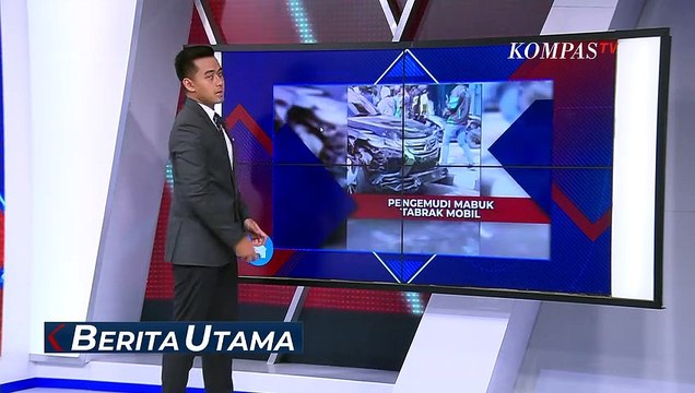 Diduga Mengemudi Dalam Keadaan Mabuk dan Tak Berpakaian, Sopir Pajero Tabrak 2 Mobil di Depok