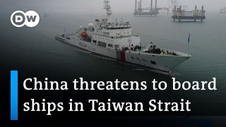 China launches inspection of ships in Taiwan Strait