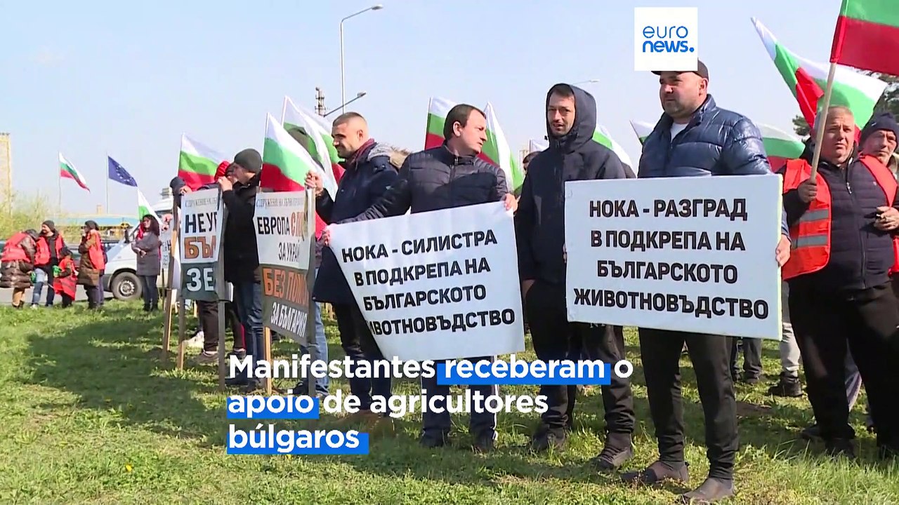 Agricultores romenos protestam contra importações da Ucrânia