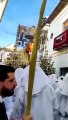 Virgen se incendia en procesión por Semana Santa