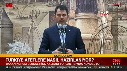 Türkiye Ulusal Risk Kalkanı Toplantısı... Bakan Kurum'dan açıklamalar