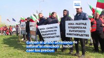 Agricultores rumanos y búlgaros protestan contra las importaciones de cereales de Ucrania